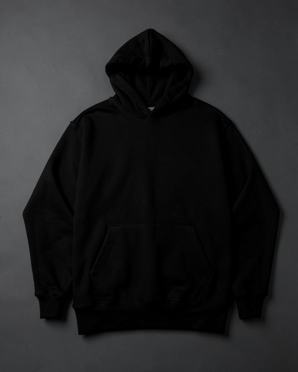 Close view of the LYXE heavyweight hoodie